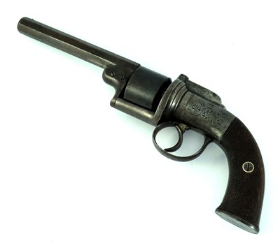 Lot 426 - An English .44 calibre six shot transitional...