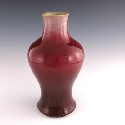 Lot 438 - A 19th Century Chinese sang de boeuf glaze...