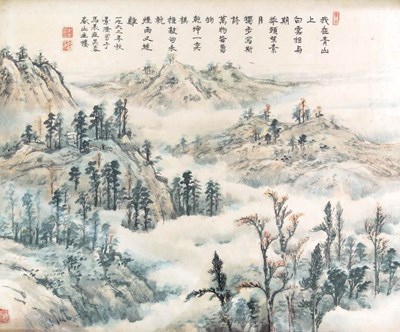 Lot 481 - China (19th/20th century), Chinese Landscape...