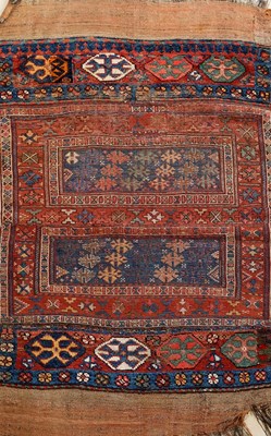 Lot 547 - A Persian Bakhtiari saddle rug, 180 by 108cm