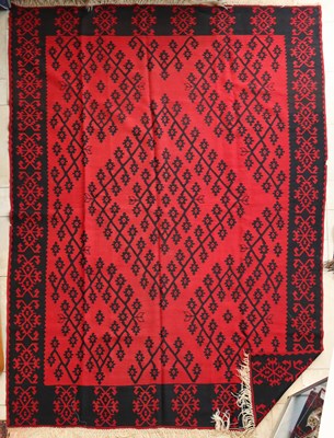 Lot 559 - A Sarkoy/Pirot Kilim, 348 by 225cm