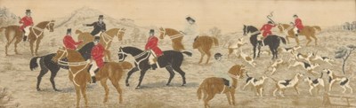 Lot 588 - Hunting Interest, a set of three 19th Century...