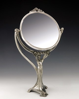 Lot 646 - WMF, a Jugendstil silver plated figural swing...