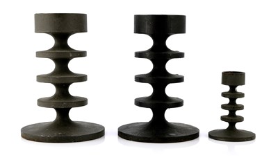 Lot 658 - Robert Welch, three Campden cast iron...