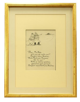 Lot 722 - Frank Adams (British, 1871-1944), 'Pray Mr Rat,...