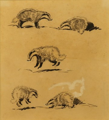 Lot 726 - Eileen Soper (British, 1905-1990), 'Running,...