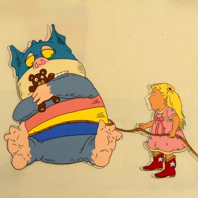 Lot 754 - A collection of various cartoon cels,...