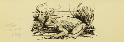 Lot 756 - Helen Jacobs (British, 1888-1970), 'The Frog',...