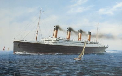 Lot 799 - Adrian C. Rigby (British, 1962), Titanic -...