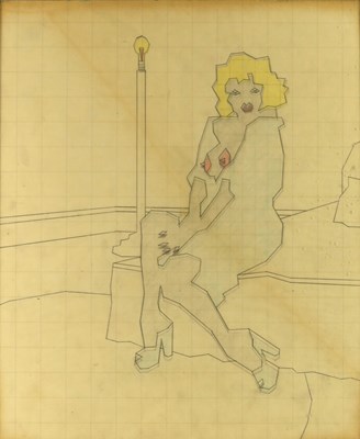 Lot 812 - Duggie Fields (British, 1945-2021), portrait...