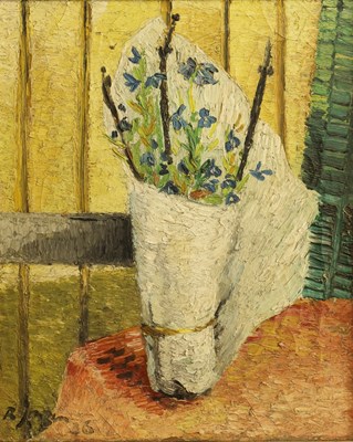 Lot 836 - Basil Jonzen (British, 1913-1967), still life...