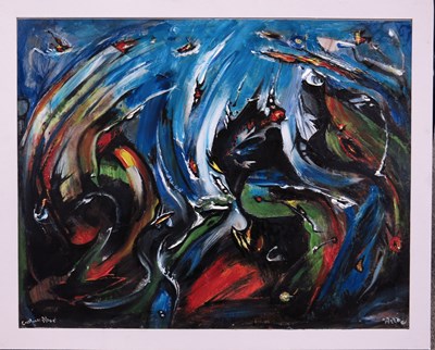 Lot 854 - David Wilde (British, 1913-1974), Coast near...