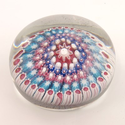 Lot 865 - Richardson, a concentric millefiori glass...