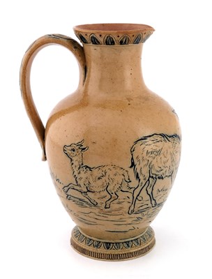 Lot 976 - Hannah Barlow for Doulton Lambeth, a stoneware...
