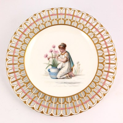 Lot 1027 - Anton Boullemier (attributed) for Minton, a...