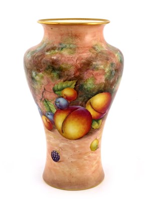 Lot 1030 - Telford for Royal Worcester, a fruit painted...