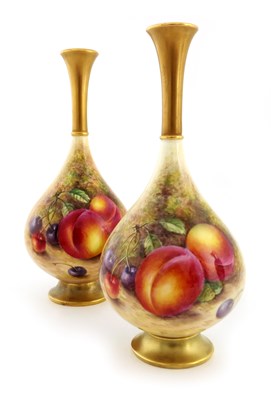 Lot 1034 - Freeman for Royal Worcester, a pair of fruit...