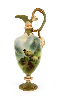 Lot 1067 - Harry Davis for Royal Worcester, a Highland...