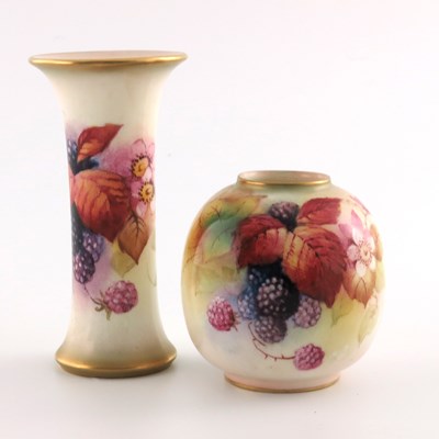 Lot 1073 - Kitty Blake for Royal Worcester, a fruit...