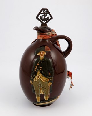 Lot 1086 - A Royal Doulton Kingsware Dewars whisky flagon,...