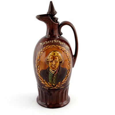 Lot 1097 - A Royal Doulton Kingsware Dewars whisky flagon,...