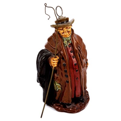 Lot 1100 - A Royal Doulton Kingsware figural whisky...