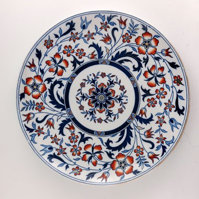 Lot 1103 - A Minton Eagle Japan Imari charger, decorated...