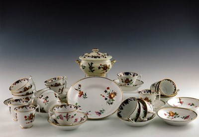 Lot 1107 - A Charles Bourne part tea and coffee service,...