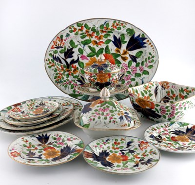 Lot 1109 - An Ironstone part dinner service, circa 1830,...
