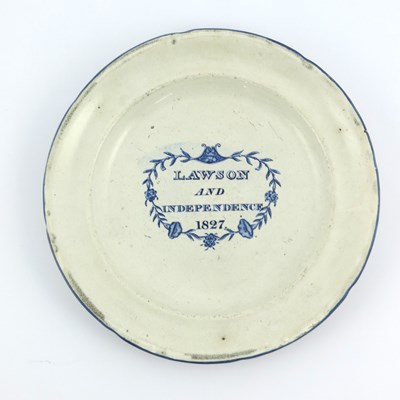 Lot 1111 - A transfer printed pearlware commemorative...