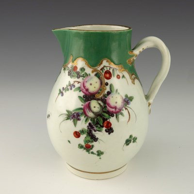 Lot 1159 - A Worcester polychrome jug, circa 1775, pseudo...