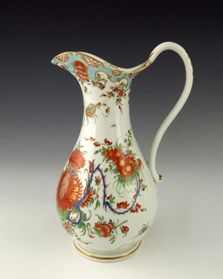 Lot 1161 - A Worcester polychrome jug, circa 1768,...