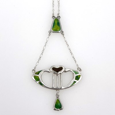 Lot 43 - Charles Horner, an Arts and Crafts silver and...