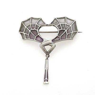 Lot 57 - Heinrich Levinger, a Jugendstil silver and...