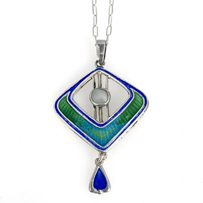 Lot 49 - Charles Horner, an Arts and Crafts silver and...