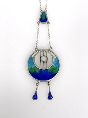 Lot 50 - Charles Horner, an Arts and Crafts silver and...