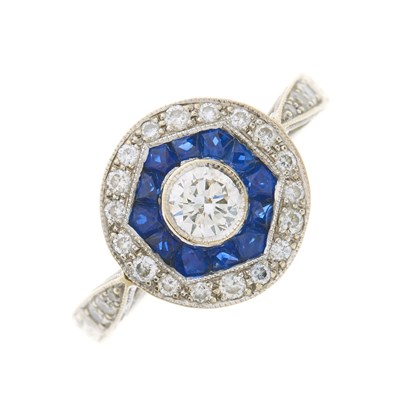 Lot 115 - A mid 20th century 18ct gold brilliant-cut...