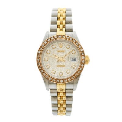 Lot 245 - Rolex, a stainless steel and 18ct gold Oyster...