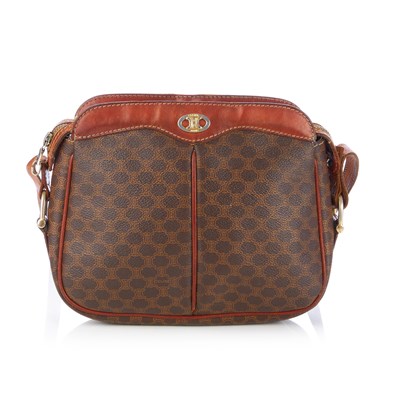 Lot 282 - Celine, a Macadam handbag, crafted from...