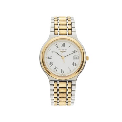 Lot 226 - Longines, a Flagship date bracelet watch