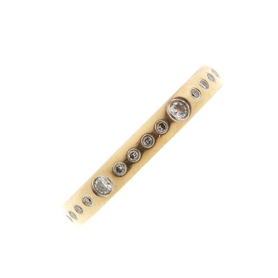 Lot 51 - A diamond full eternity band ring