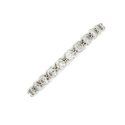 Lot 208 - A diamond full eternity ring