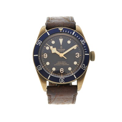 Lot 238 - Tudor, a Black Bay Bronze wrist watch