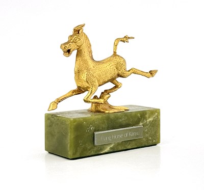 Lot 3 - An Elizabeth II 9ct gold model of The Flying...