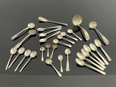Lot 72 - A collection of George III and later silver...