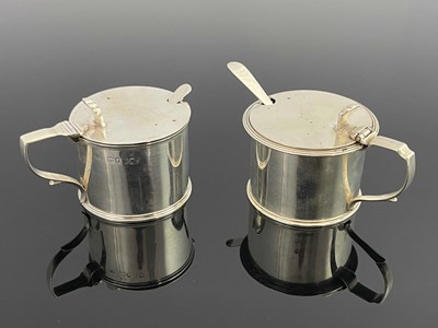 Lot 58 - Two Victorian silver mustard pots, Benoni...