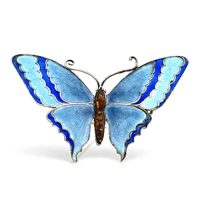 Lot 39 - A Norwegian silver gilt and enamelled...