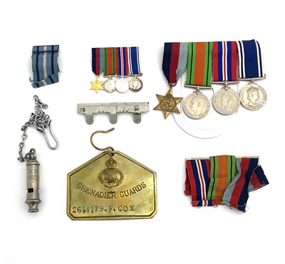 Lot 333 - Second World War Medal group, awarded to 2,614,...