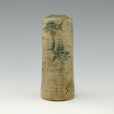 Lot 28 - The Martin Brothers, a small Aquatic stoneware...