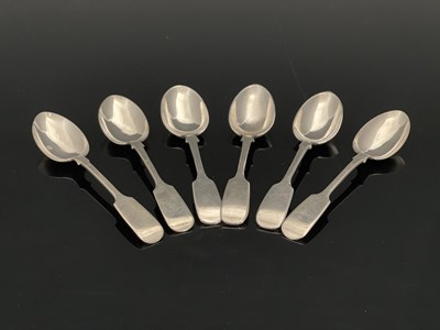 Lot 210 - A matched set of six Victorian/Edwardian...